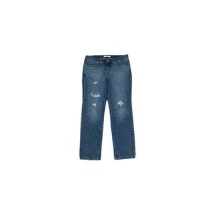 Levi’s “Boyfriend” Distressed Blue Jeans - Women’s Size 27
